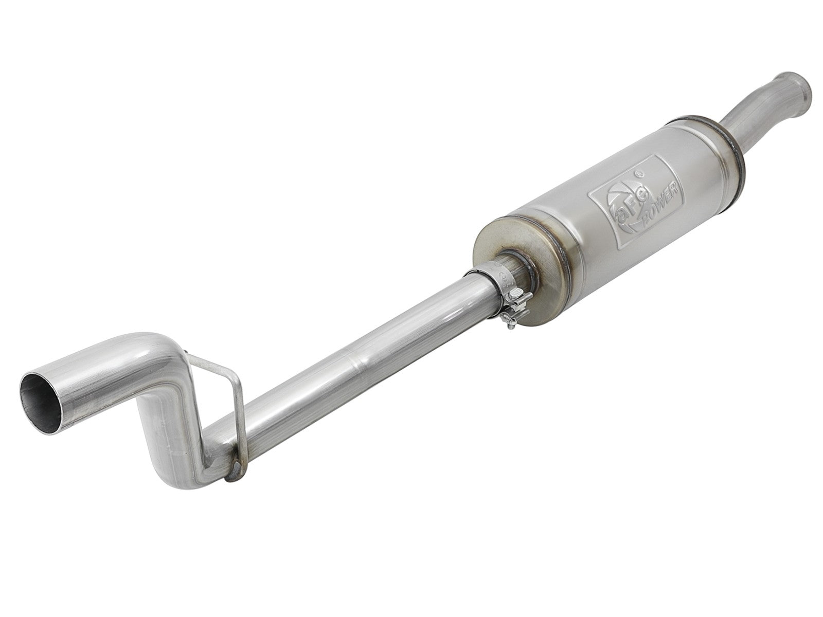 Mach Force-Xp 2-1/2 Inch 409 Stainless Steel Cat-Back Mid-Pipe w/ Muffler Jeep Wrangler (Jl) 18-26 V6-3.6L aFe Power