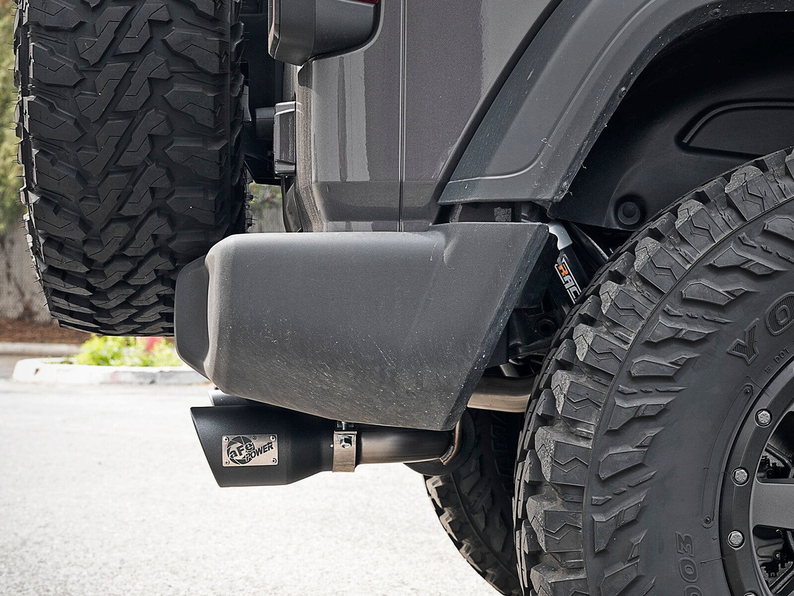 Rebel Series 2-1/2 Inch 409 Stainless Steel Axle-Back Exhaust System w/ Black Tips Jeep Wrangler (Jl) 18-26 L4-2.0L (t)/V6-3.6L aFe Power