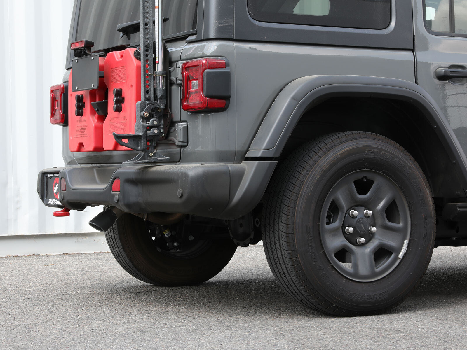 Mach Force-Xp 409 SS Axle-Back Hi-Tuck Exhaust System w/ Tip Jeep Wrangler (Jl) 18-26 L4-2.0L (t)/V6-3.6L aFe Power