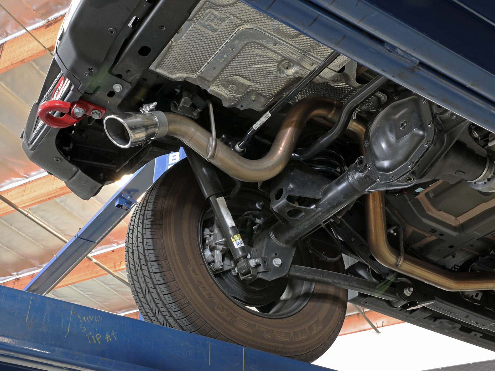 Mach Force-Xp 409 SS Axle-Back Hi-Tuck Exhaust System w/ Tip Jeep Wrangler (Jl) 18-26 L4-2.0L (t)/V6-3.6L aFe Power