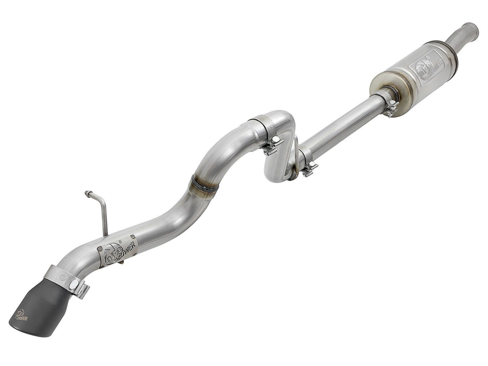 Mach Force-Xp 2-1/2 Inch 409 Stainless Steel Axle-Back Hi-Tuck Exhaust Jeep Wrangler (Jl) 18-26 V6-3.6L aFe Power
