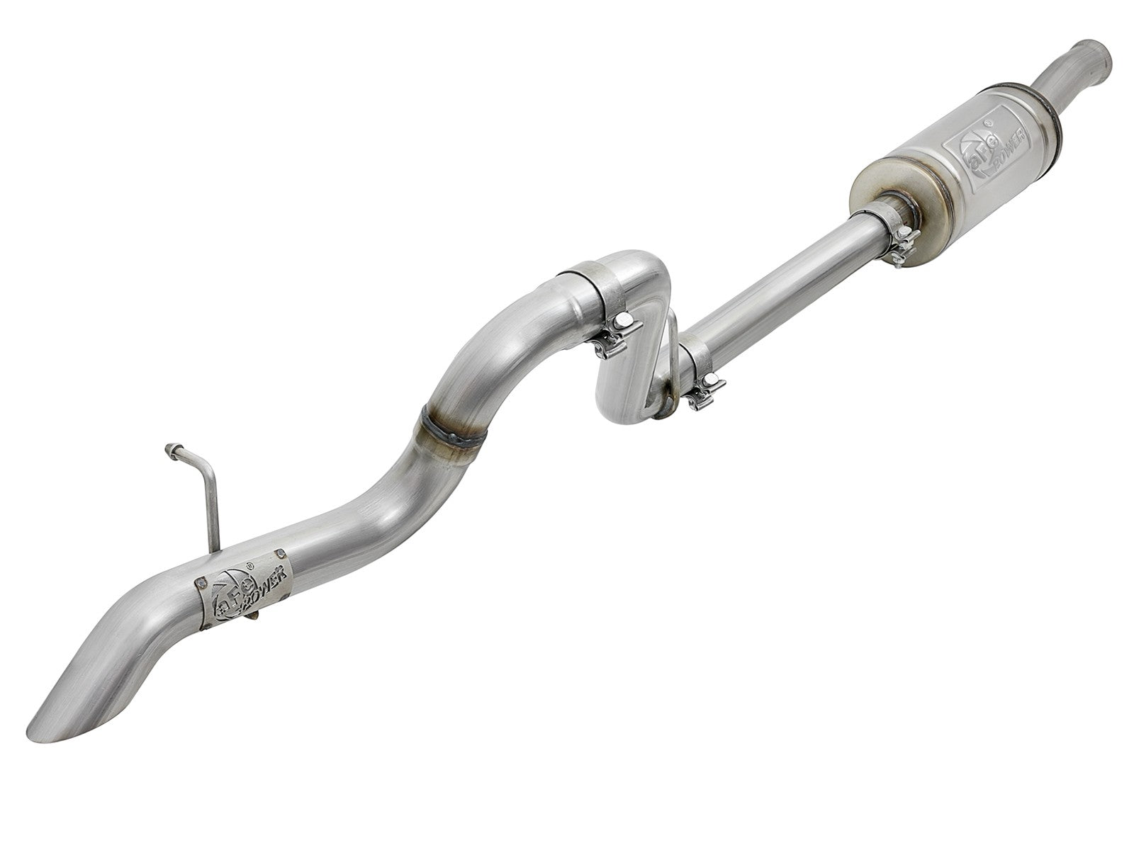 Mach Force-Xp 2-1/2 Inch 409 Stainless Steel Axle-Back Hi-Tuck Exhaust System Jeep Wrangler (Jl) 18-26 V6-3.6L aFe Power