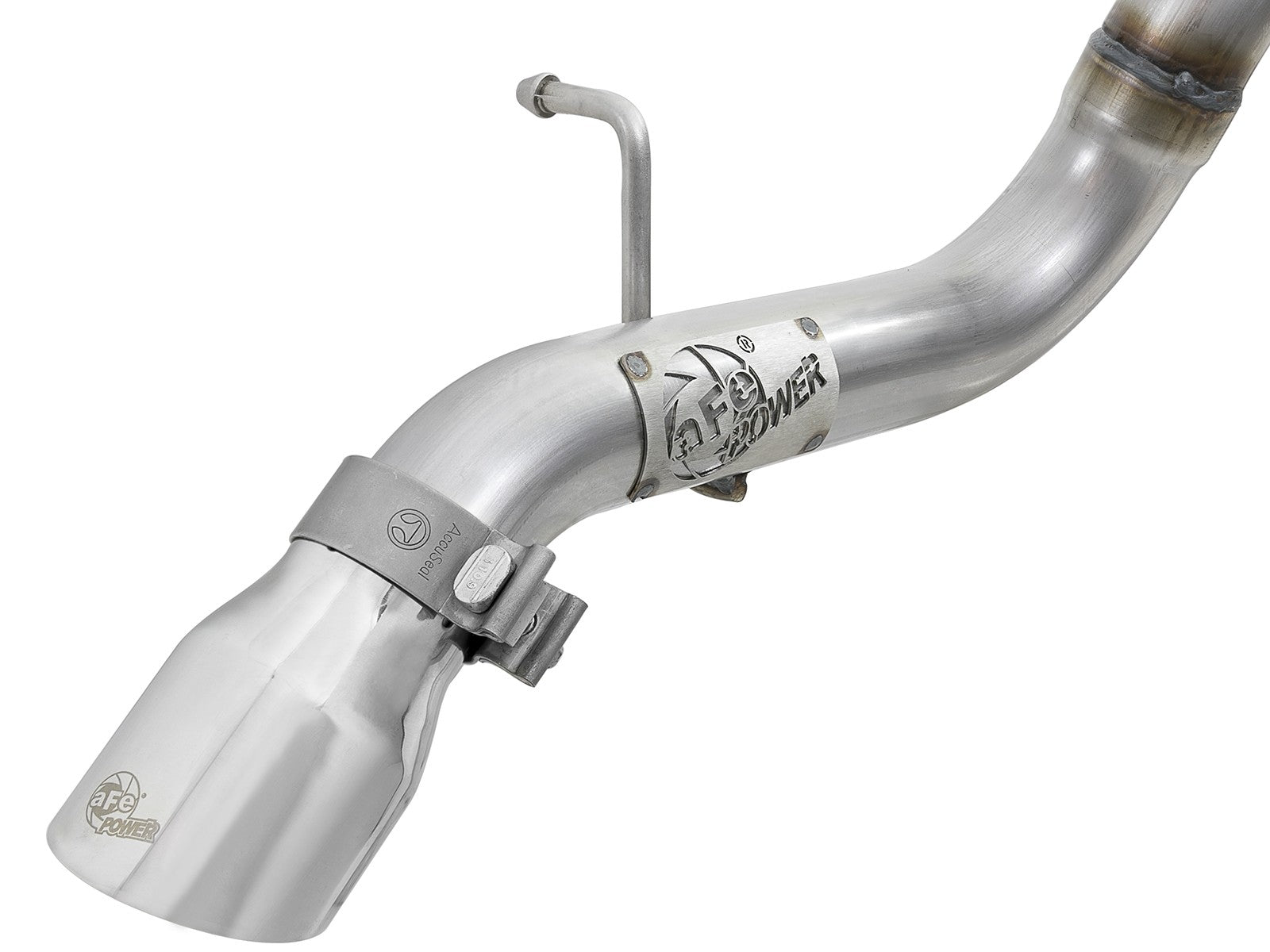 Mach Force-Xp 2-1/2 Inch 409 Stainless Steel Axle-Back Hi-Tuck Exhaust Jeep Wrangler (Jl) 18-26 V6-3.6L aFe Power