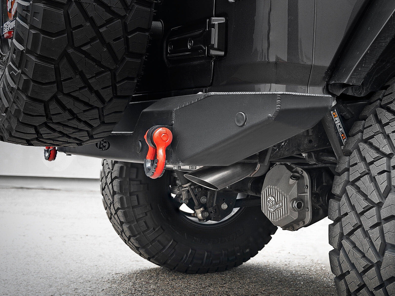 Mach Force-Xp 3 Inch 409 Stainless Steel Cat-Back Hi-Tuck Exhaust System Jeep Wrangler (Jl) 18-26 L4-2.0L (t) aFe Power