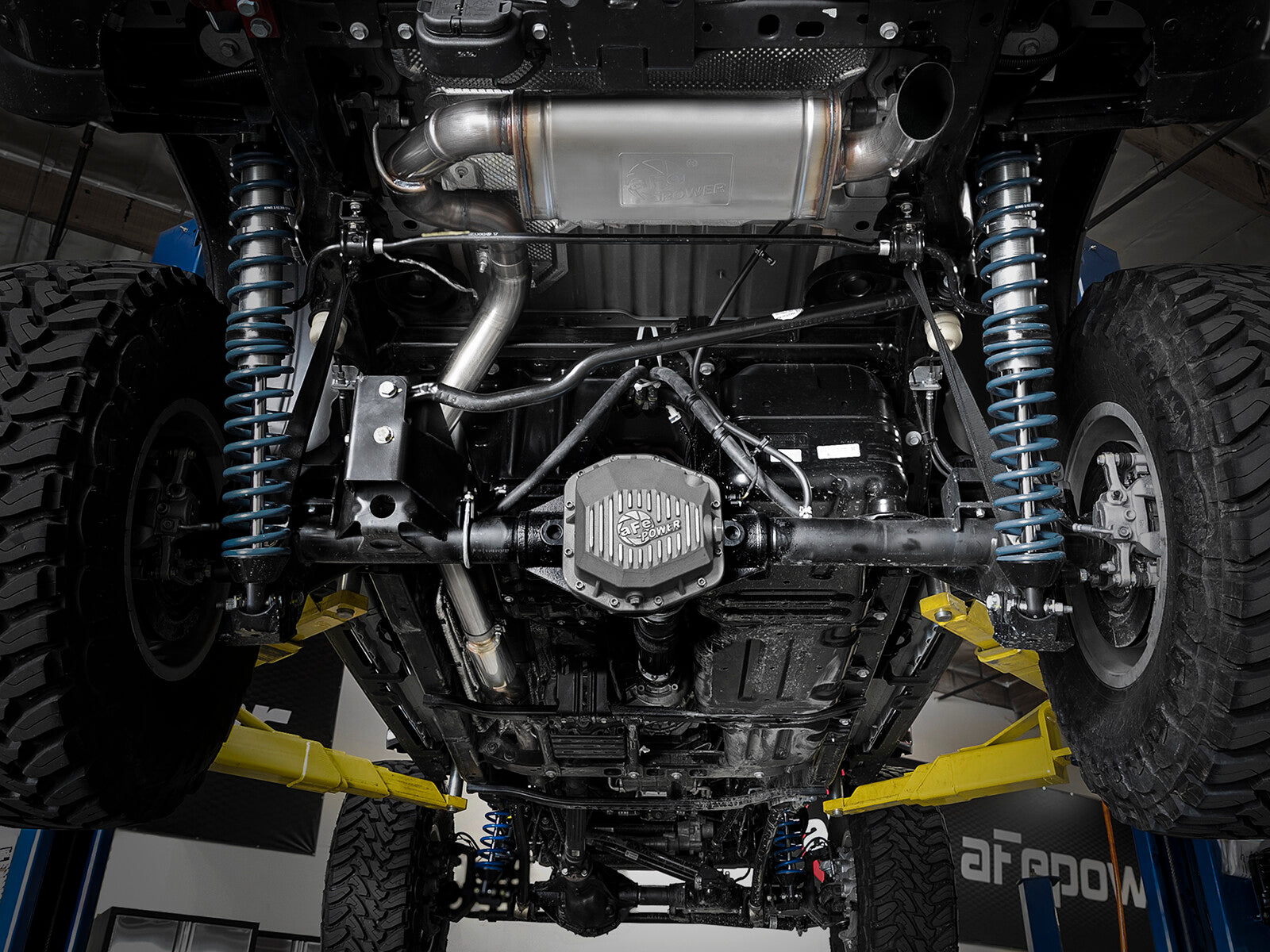 Mach Force-Xp 3 Inch 409 Stainless Steel Cat-Back Hi-Tuck Exhaust System Jeep Wrangler (Jl) 18-26 L4-2.0L (t) aFe Power