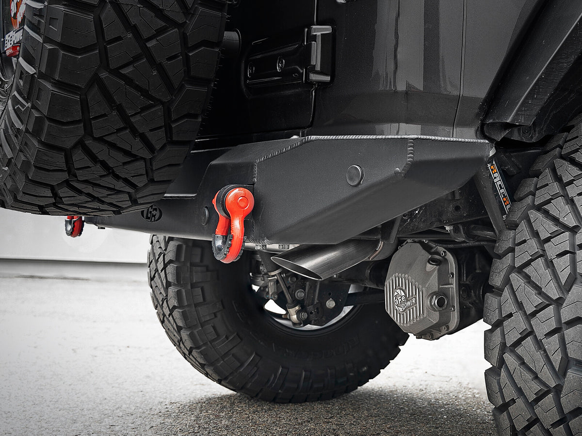 Mach Force-Xp 3 Inch 409 Stainless Steel Axle-Back Hi-Tuck Exhaust System Jeep Wrangler (Jl) 18-26 L4-2.0L (t)/V6-3.6L aFe Power