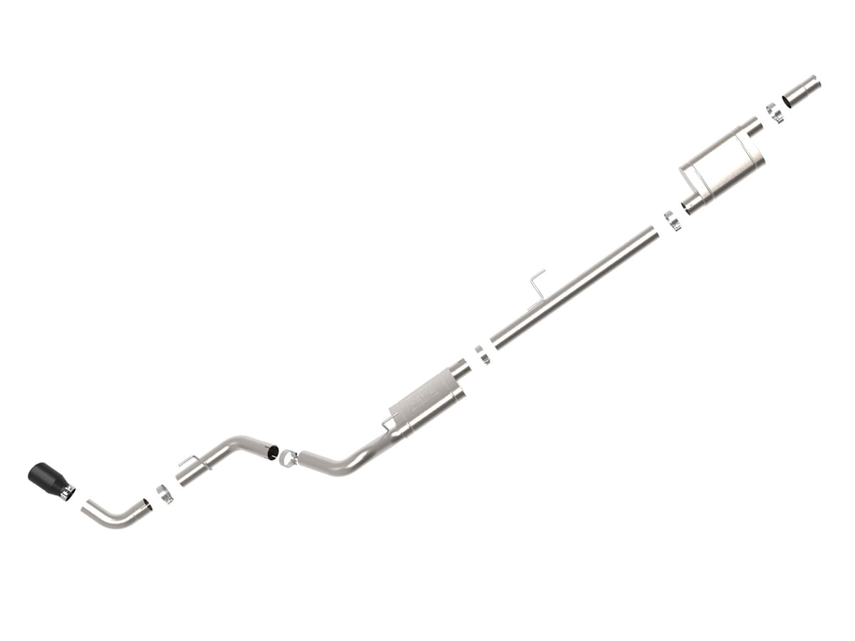 Apollo GT Series 3 Inch 409 Stainless Steel Cat-Back Exhaust System w/ Black Tip Jeep Gladiator (Jt) 20-26 V6-3.6L aFe Power