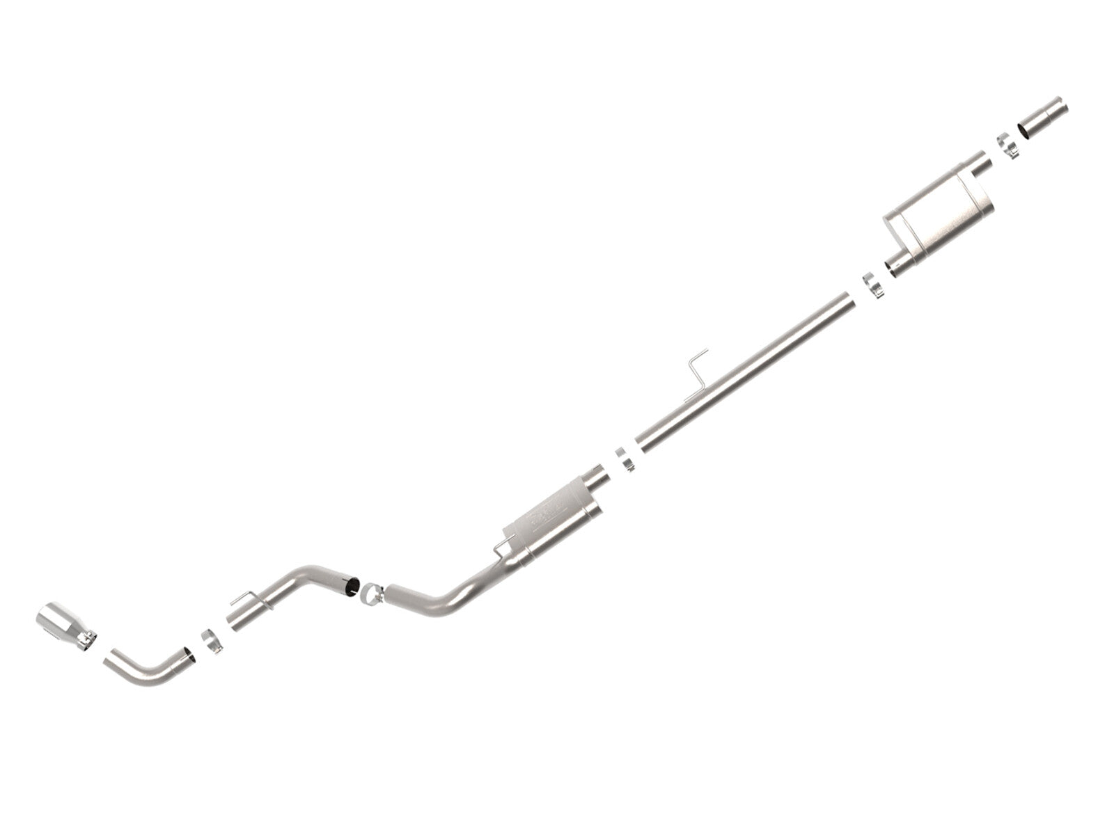 Apollo GT Series 3 Inch 409 Stainless Steel Cat-Back Exhaust System w/ Tip Jeep Gladiator (Jt) 20-26 V6-3.6L aFe Power