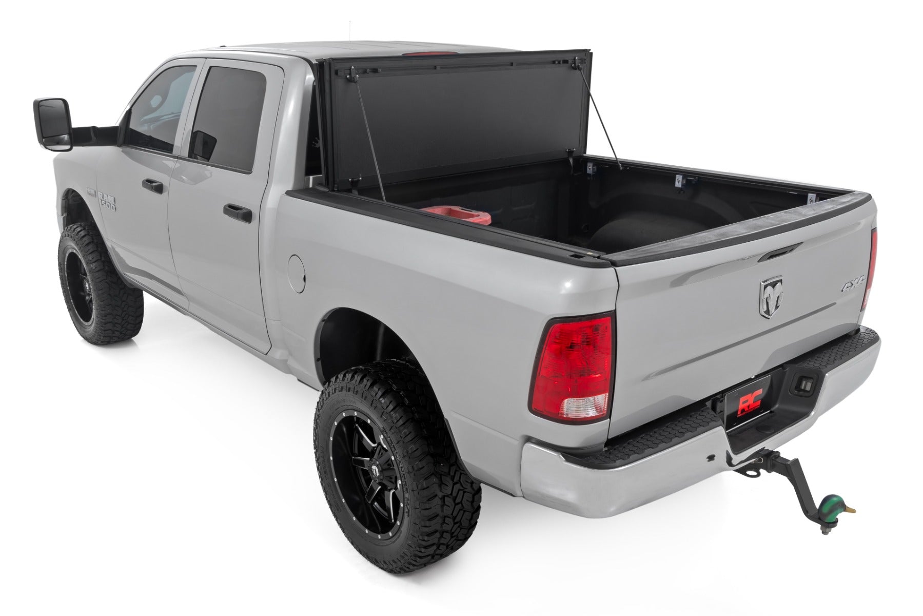Hard Tri-Fold Flip Up Bed Cover 6 Foot 4 Inch Bed Ram 1500/2500/3500 (10-25 & Classic) Rough Country