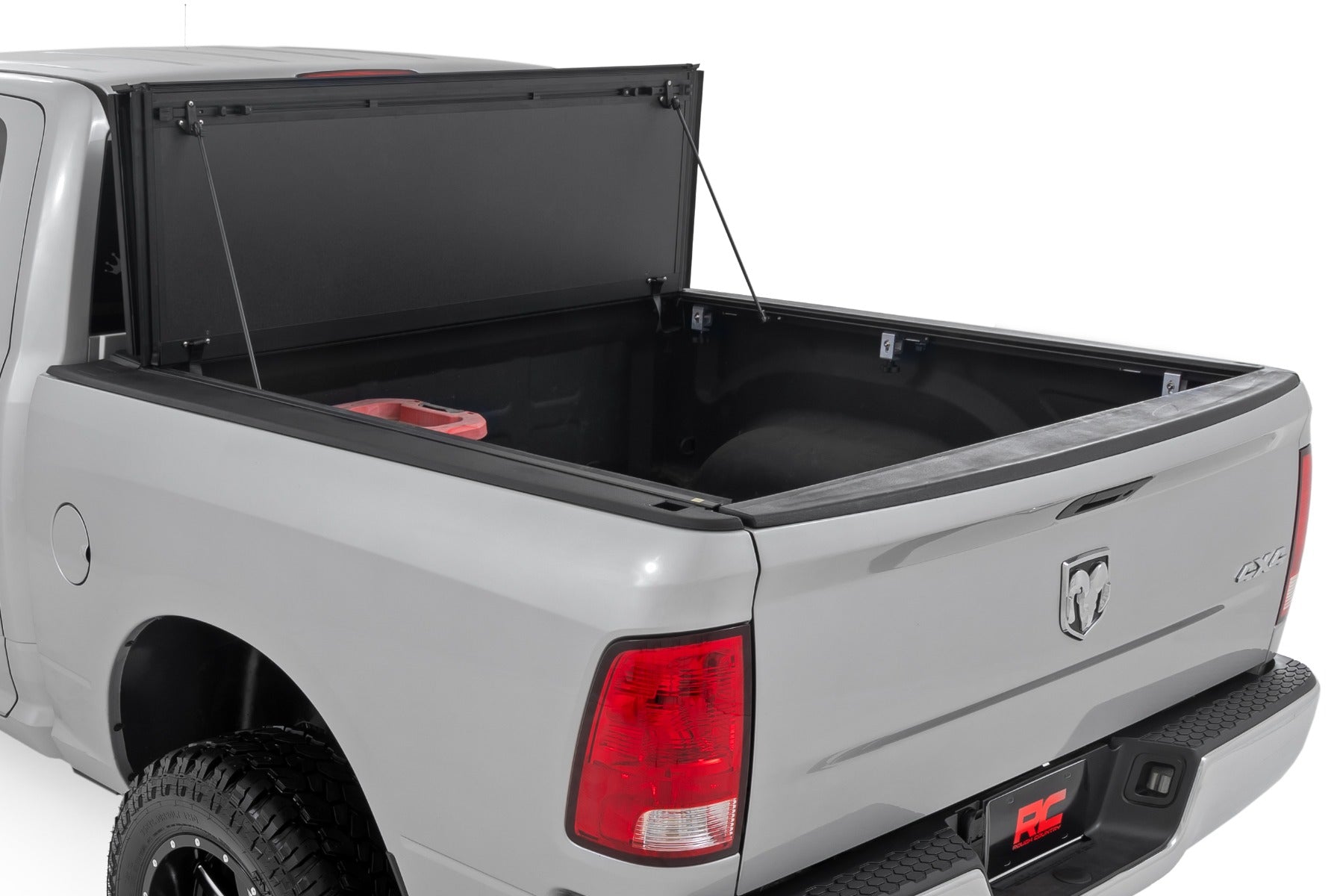 Hard Tri-Fold Flip Up Bed Cover 5 Foot 7 Inch Bed Ram 1500 2WD/4WD (2009-2018 & Classic) Rough Country