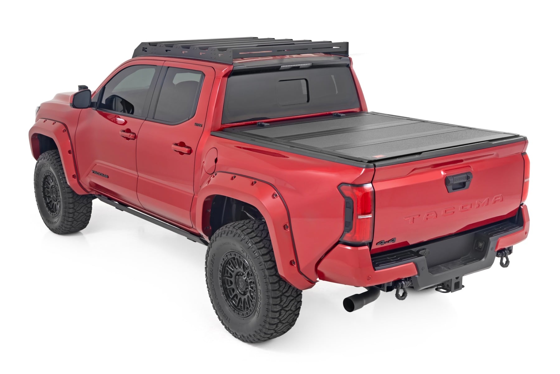 Hard Tri-Fold Flip Up Bed Cover 5 Foot Bed Toyota Tacoma 2WD/4WD (2024-2026) Rough Country