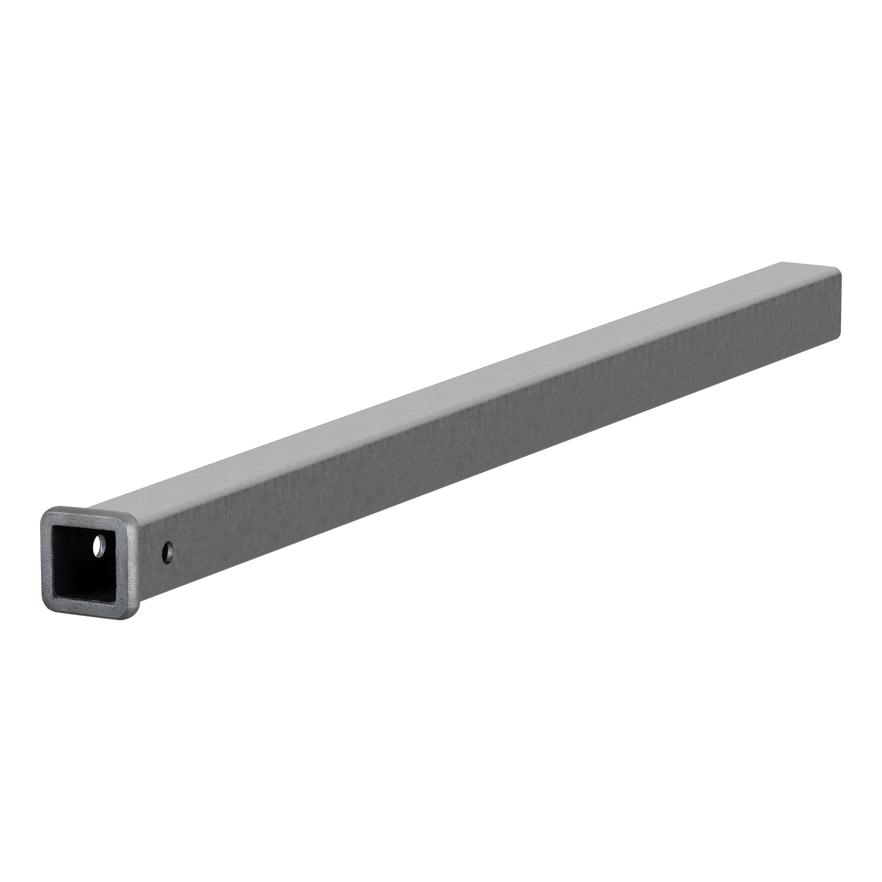 CURT 2-Inch x 48-Inch Weld-On Raw Steel Trailer Hitch Receiver Tube Model 49480