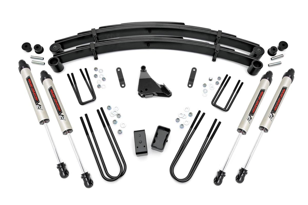 4 Inch Lift Kit Rear Blocks V2 Ford F-250/F-350 Super Duty 4WD (99-04) Rough Country
