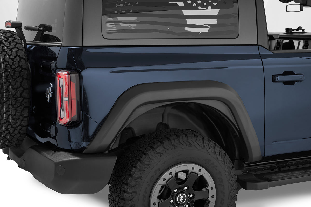 Bronco Fender Flares 21-27 Bronco Black Number of Doors 2-Door Bestop