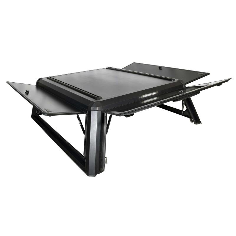 Westin EXP Truck Cap COMPLETE KIT A + BS (21-25 Ford F-150/Lightning/Raptor CC 5.5ft. Bed) - Black