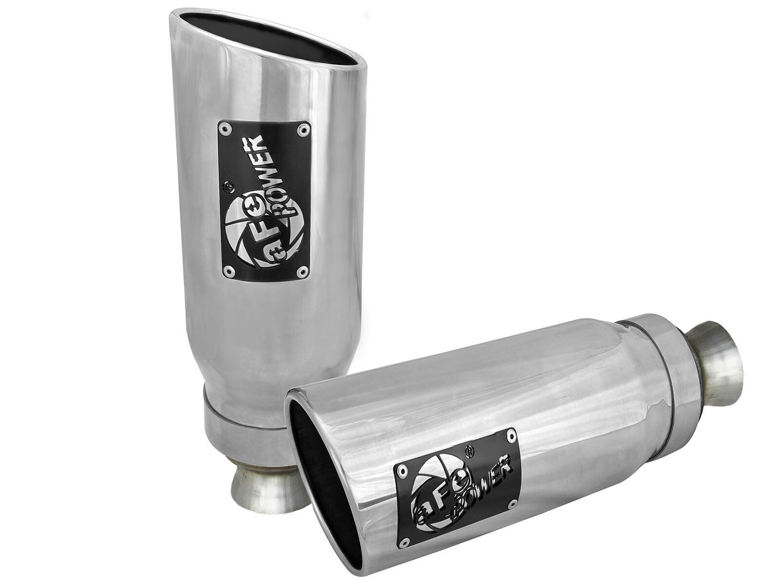 Mach Force-Xp 304 Stainless Steel OE Replacement Exhaust Tip Polished Dodge Ram 1500 (Dt) 19-24 V8-5.7L Hemi aFe Power