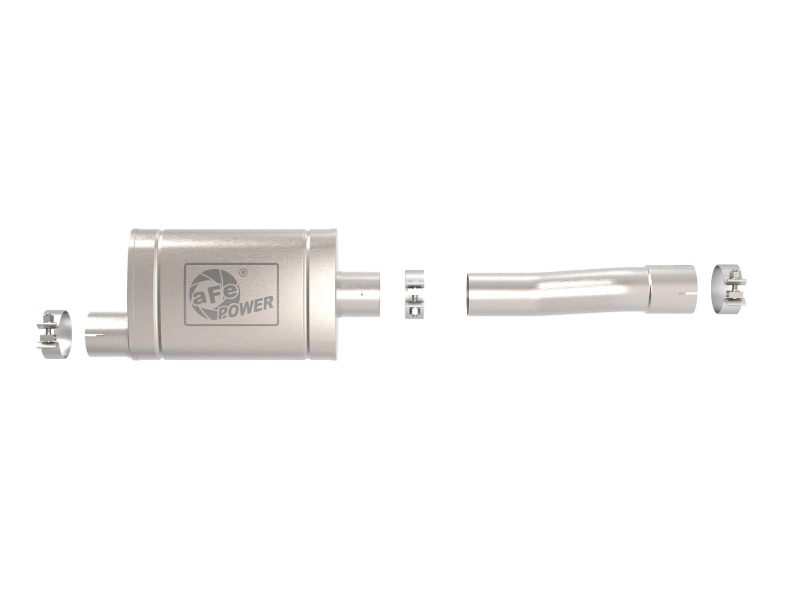 Apollo GT Series 409 Stainless Steel Muffler Upgrade Pipe GM Silverado/Sierra 1500 19-26 V8-5.3L aFe Power