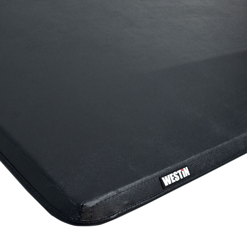 Westin 17-24 Nissan Titan 5.5ft. Bed Soft Tri-Fold Tonneau Cover - Black
