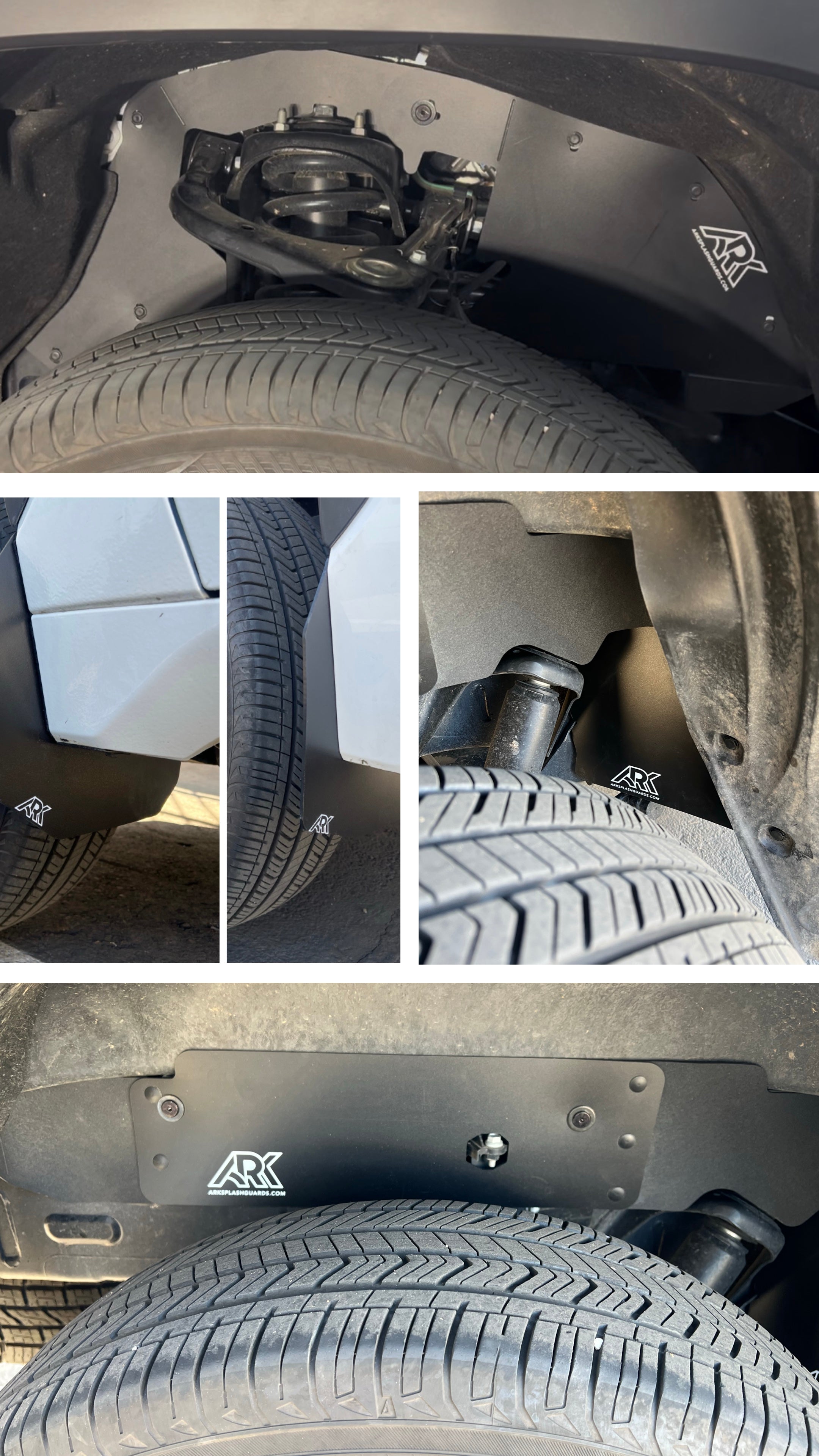 2022+ Toyota Tundra TriXPoly bundle showcasing durable undercarriage protection and tire clearance for offroad performance.