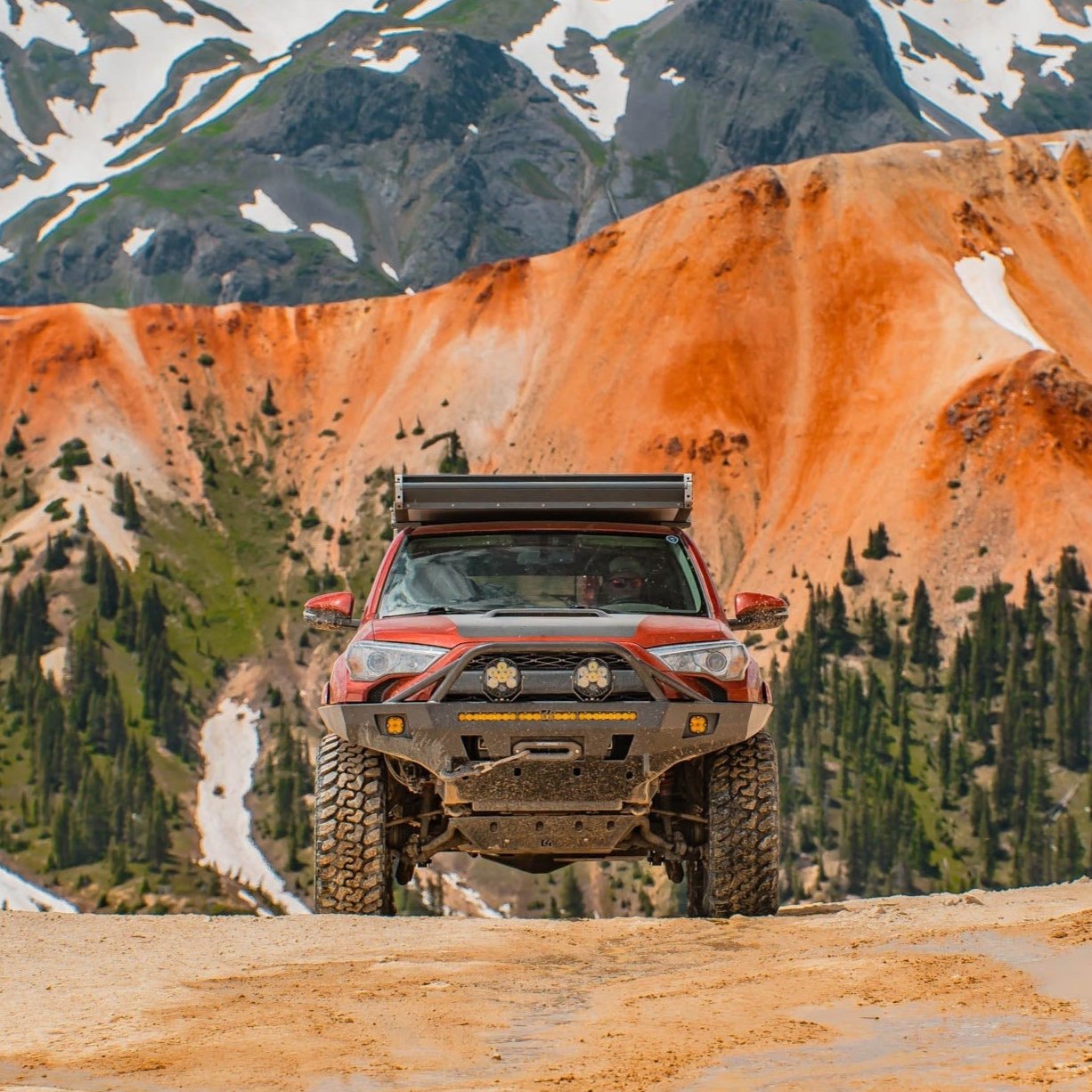 4Runner Overland Series front bumper for 5th Gen models, designed for rugged off-road performance and durability.