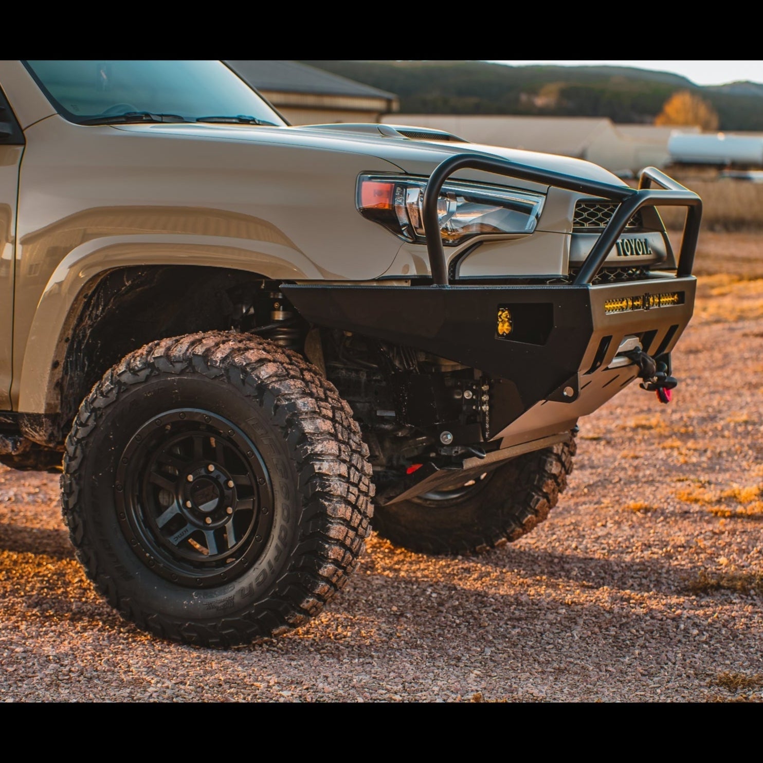 4Runner Overland Series front bumper for 5th Gen models, enhancing off-road capability and rugged style from 2014 to 2024.