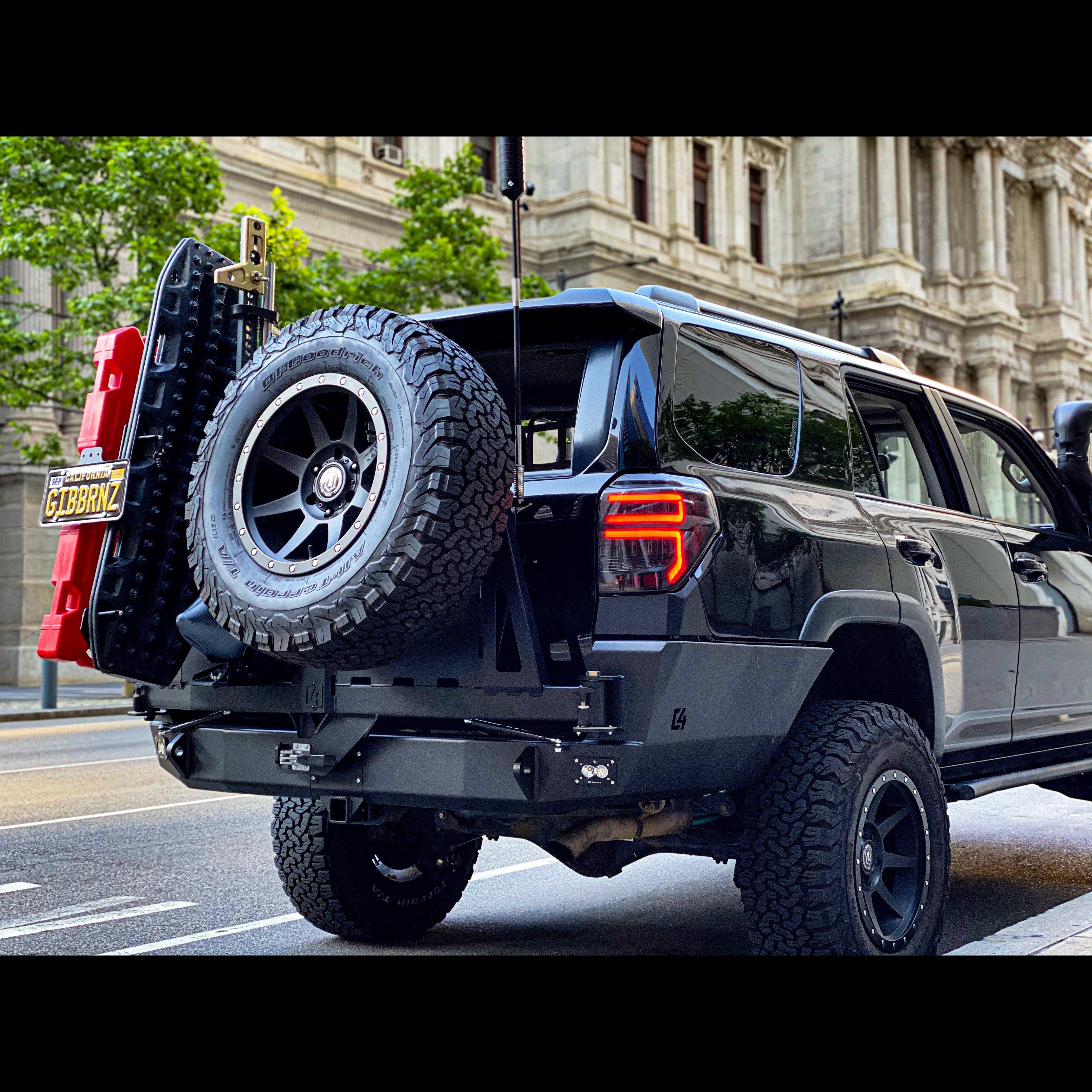 4Runner Overland Series rear bumper for 5th Gen models, designed for off-road durability and functionality.