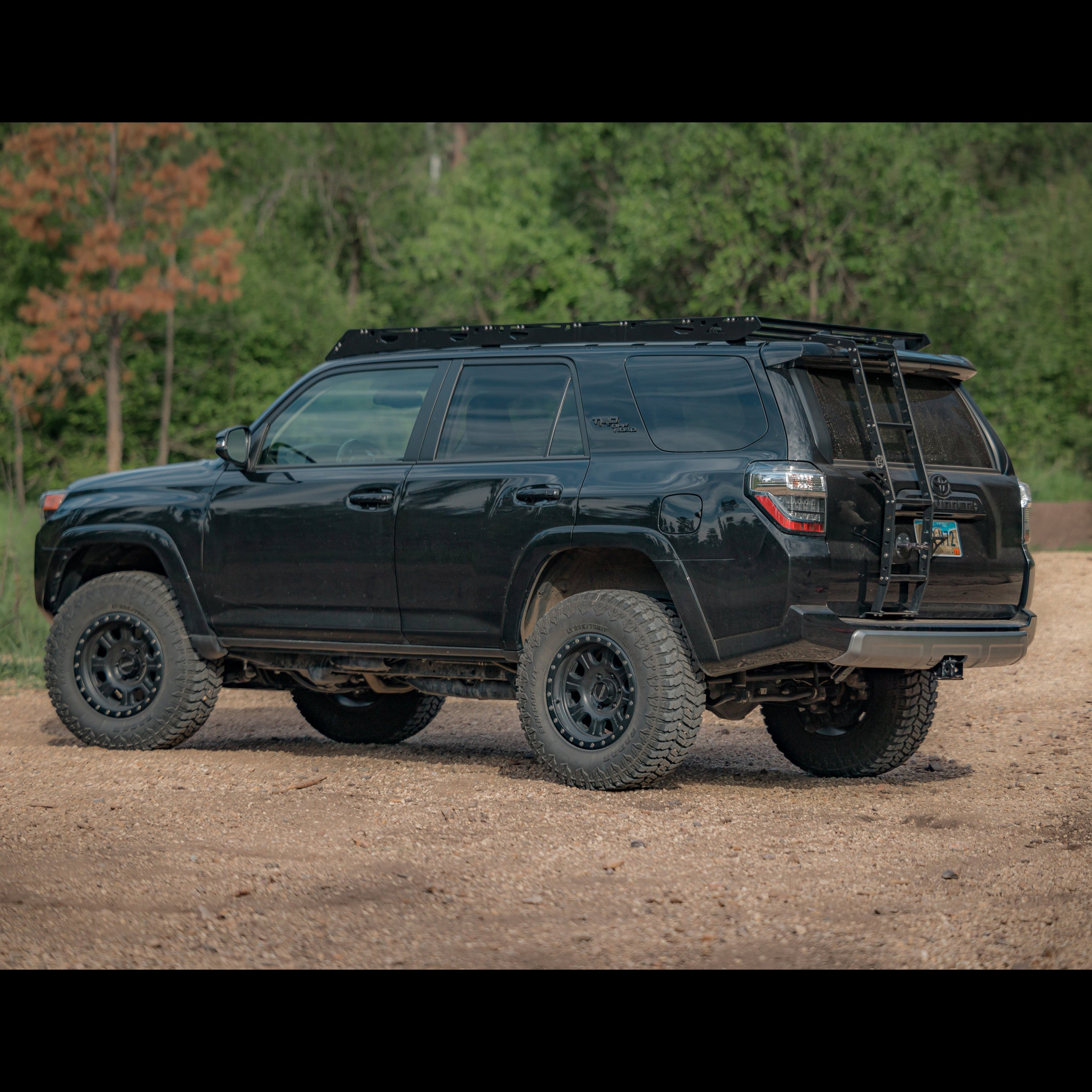 4Runner Summit Hatch Ladder for 5th Gen models, enhancing access and functionality for offroad adventures.
