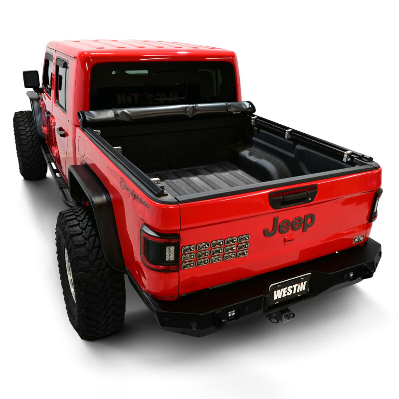 Westin 20-24 Jeep Gladiator JT 5ft. Bed Soft Roll Tonneau Cover - Black