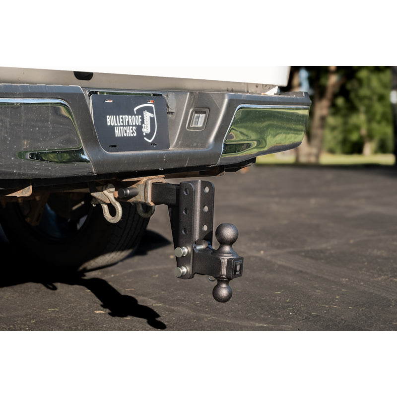 BulletProof Hitches 2.0" Medium Duty 4" Drop/Rise Hitch Model MD204