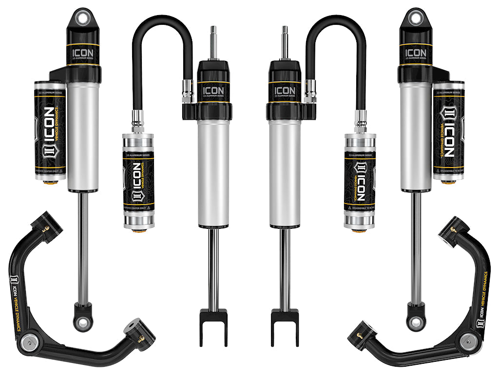 ICON 2020-Up GM 2500/3500 HD, 0-2" Lift, Stage 2 Suspension System, Tubular UCA