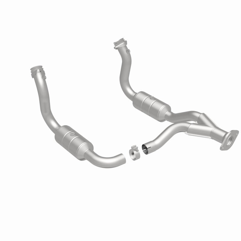 MagnaFlow DF Cat Conv 08-10 Ford F-250/F-250 SD/F-350/F-350 SD 5.4L/6.8L/F-450 SD 6.8L Y-Pipe Assy
