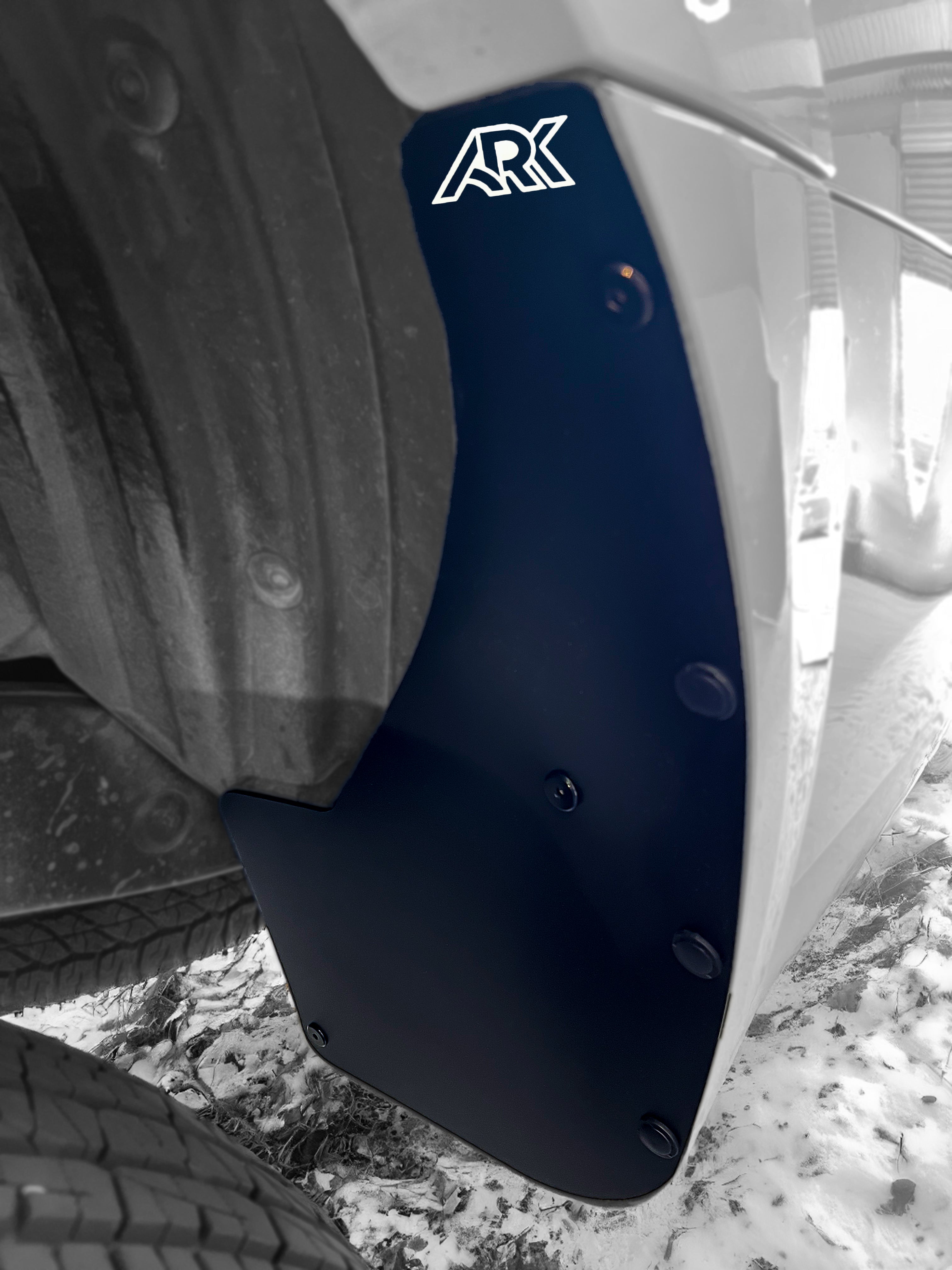Standard mud flap deletes for 2010-2024 Toyota 4Runner, designed for a sleek look and enhanced performance.