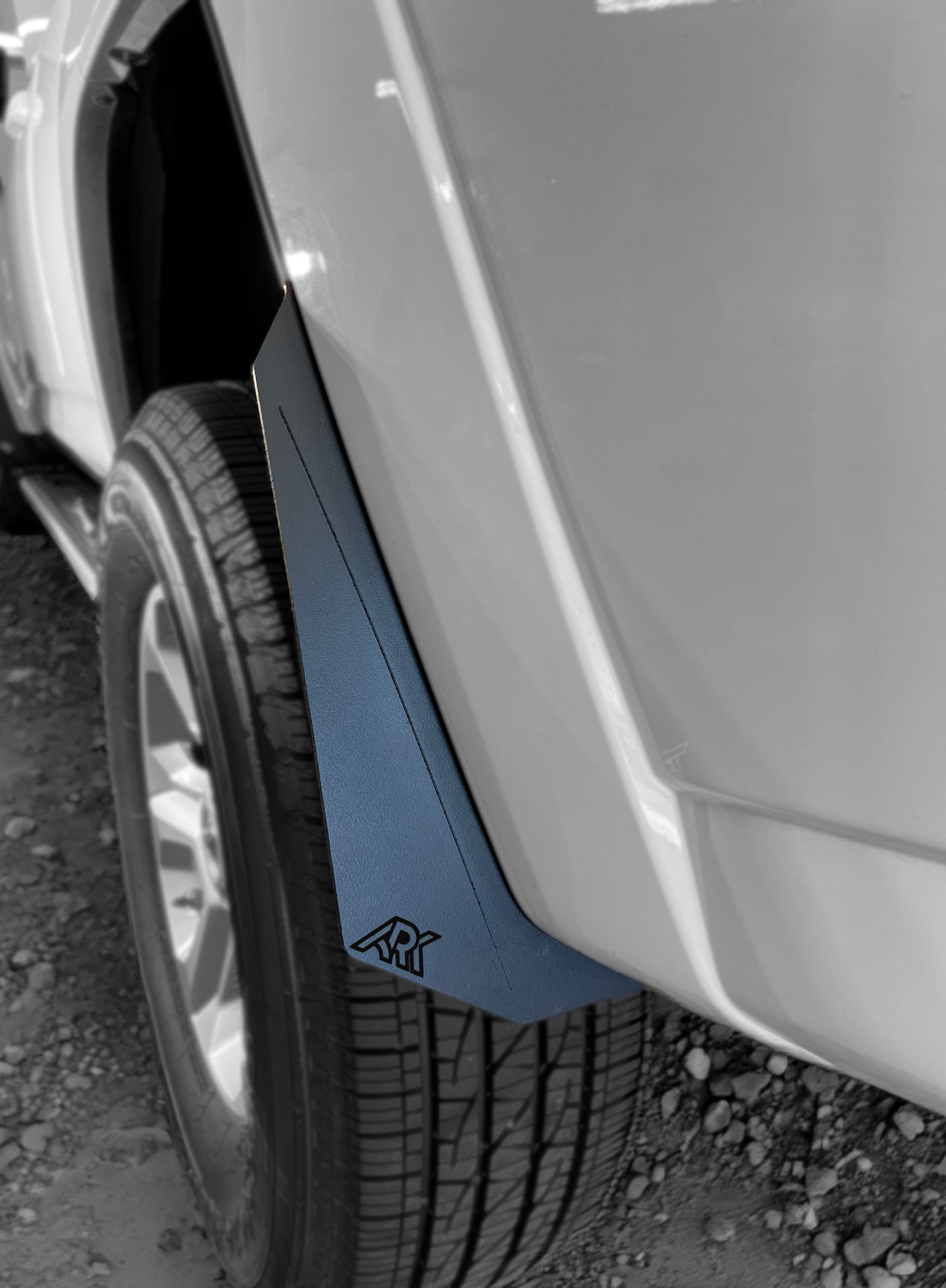 Micro flare mud flap deletes for 2010-2024 Toyota 4Runner, designed for a sleek look and enhanced off-road performance.