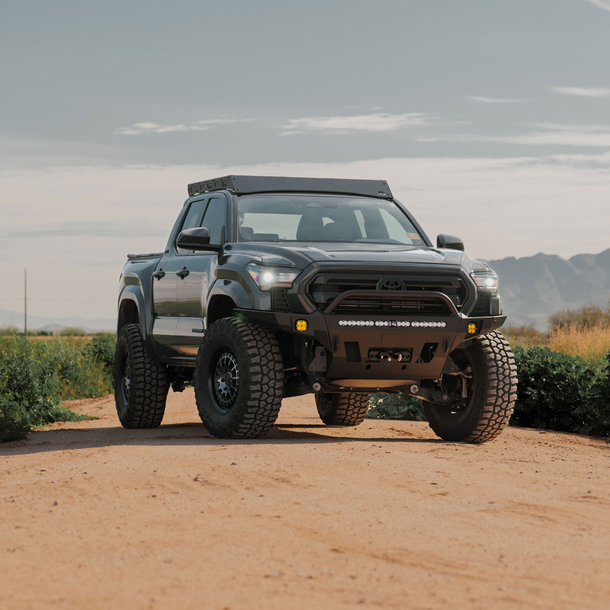 2024+ Toyota Tacoma Roof Rack with Optional Light Bar Mount