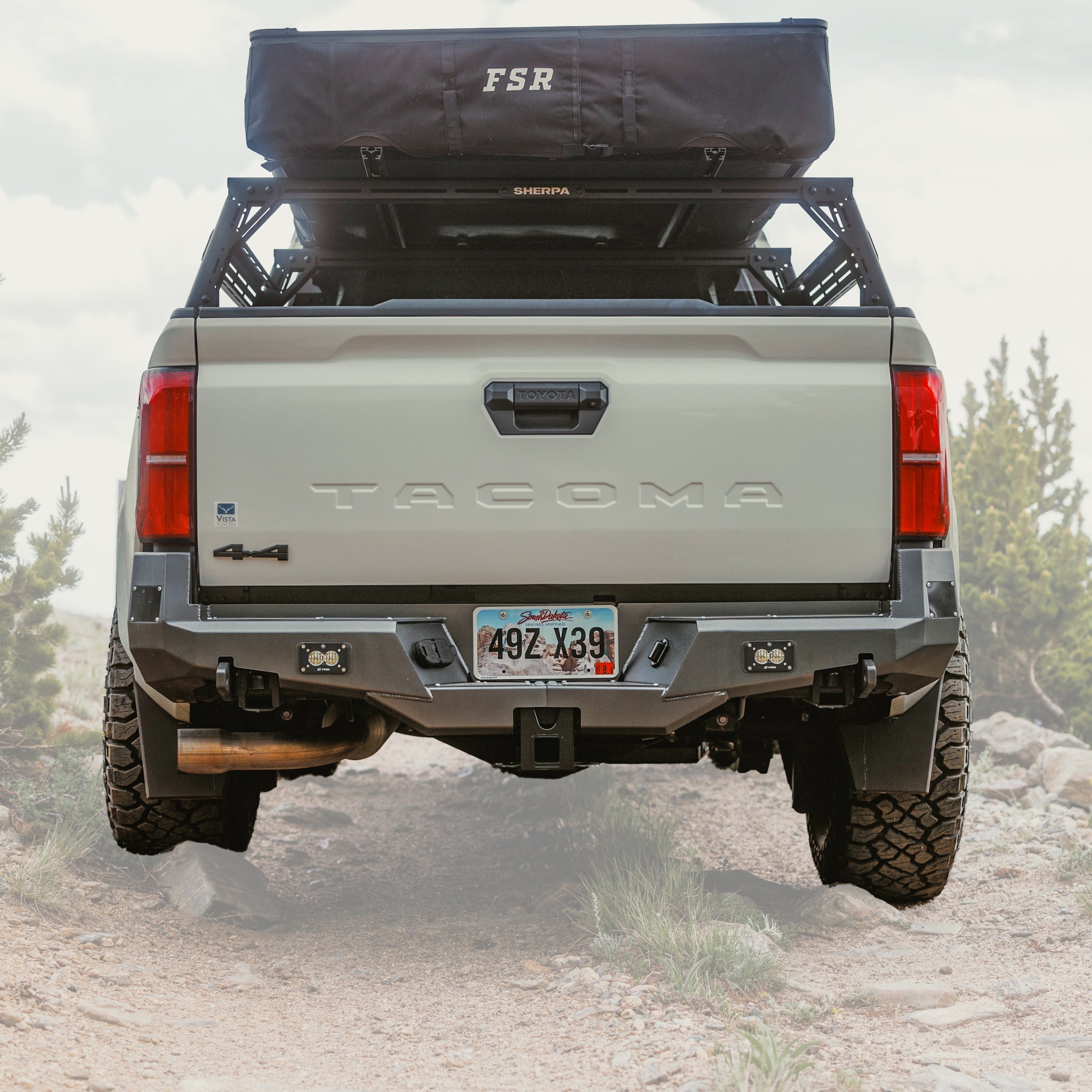 Tacoma Overland Rear Bumper / 4th Gen / 2024+
