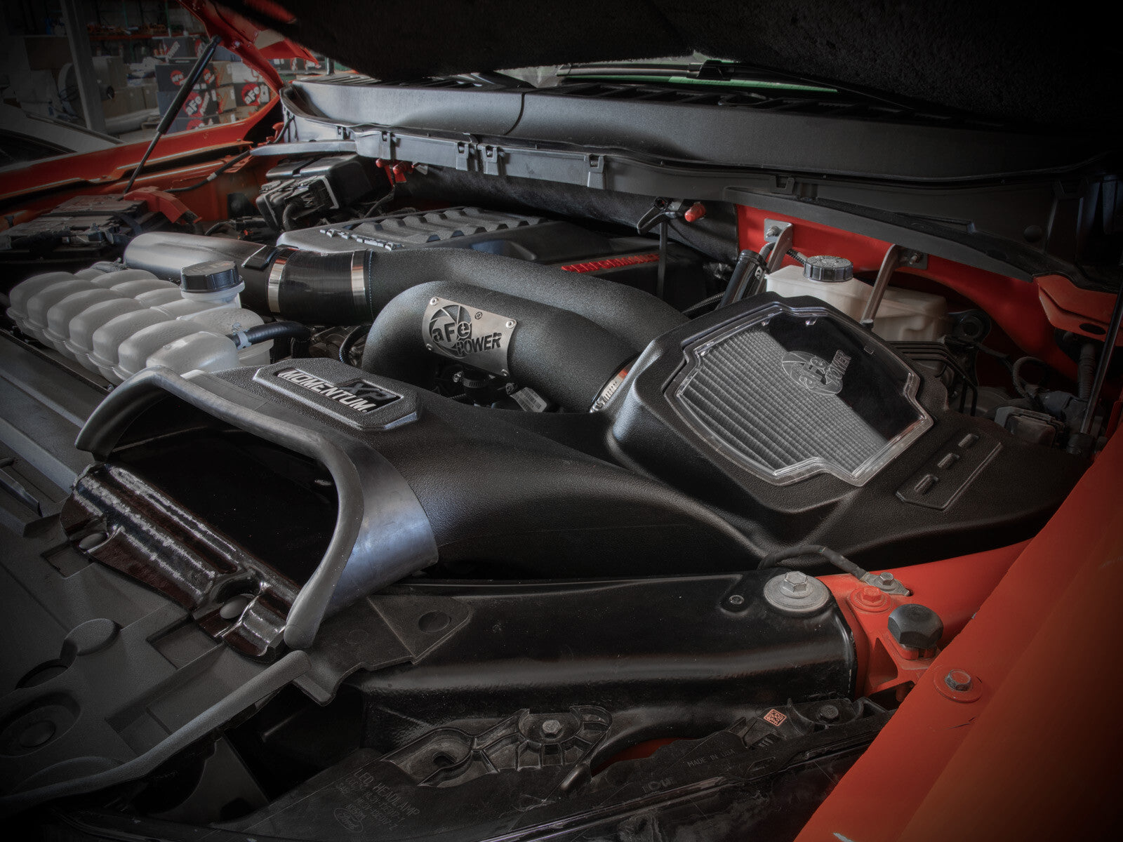 Momentum Xp Cold Air Intake System w/ Pro Dry S Filter Ford F-150 Raptor 21-26 V6-3.5L (tt) aFe Power
