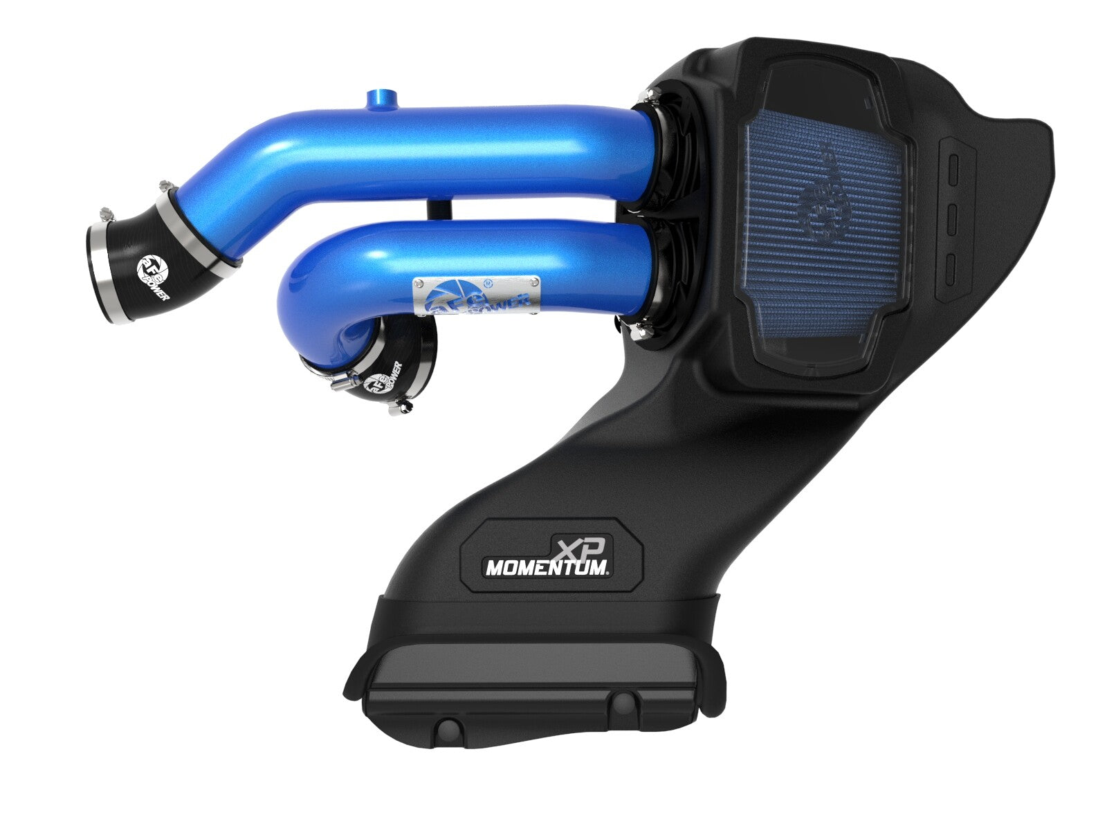 Momentum Xp Cold Air Intake System w/ Pro 5R Filter Blue Ford F-150 Raptor 21-26 V6-3.5L (tt) aFe Power