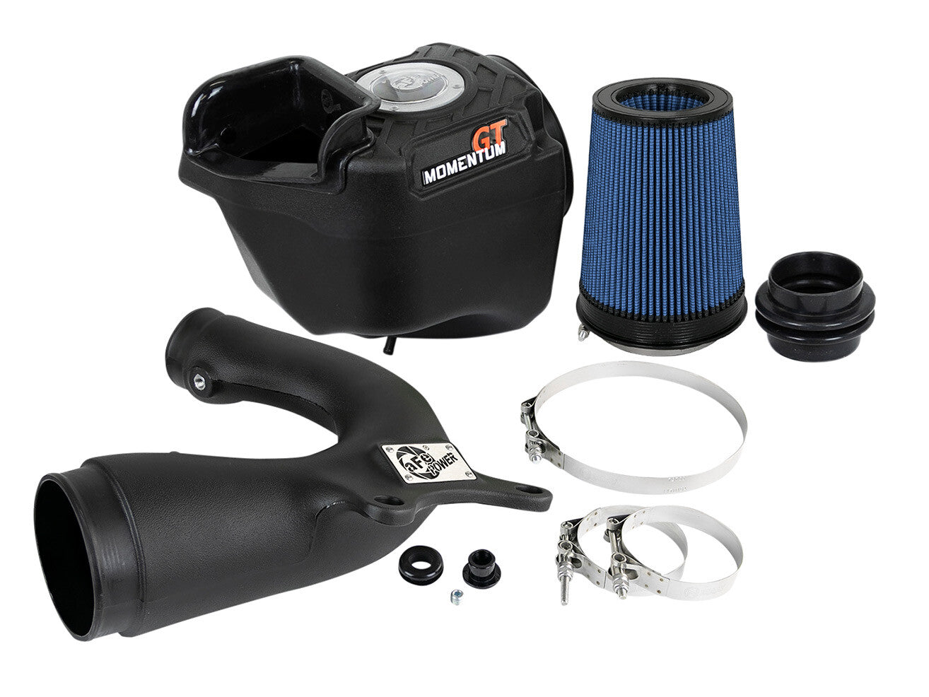 Momentum GT Cold Air Intake System w/ Pro 5R Filter Jeep Wrangler (JK) 12-18 V6-3.6L 12 Percent Air Flow Gain aFe Power