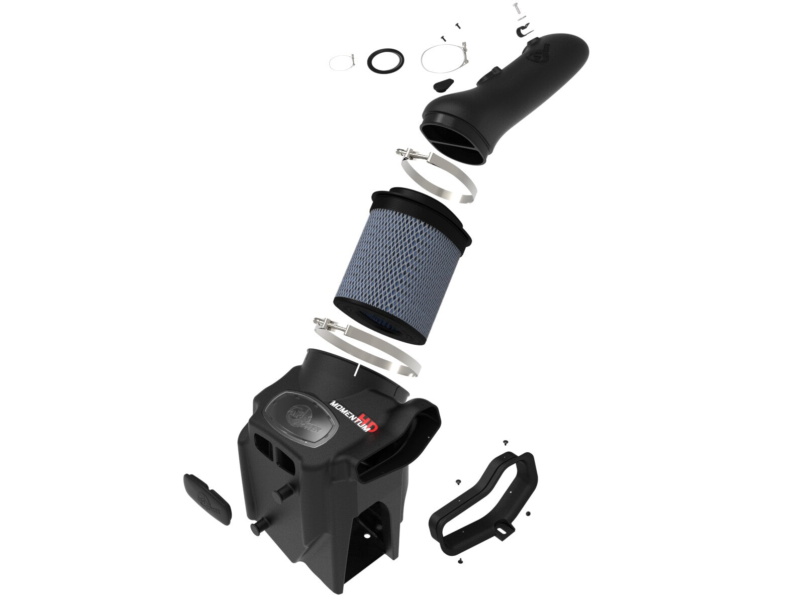 Momentum HD Cold Air Intake System w/ Pro 10R Filter Ford Diesel Trucks 20-26 V8-6.7L (td) aFe Power