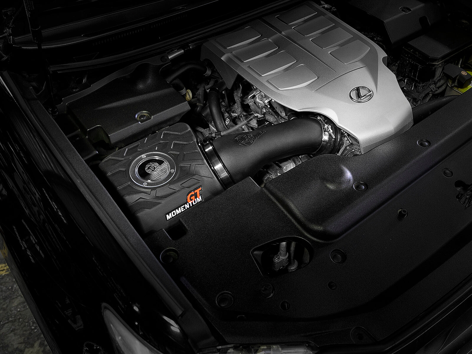 Momentum GT Cold Air Intake System w/ Pro Dry S Filter Lexus Gx 460 10-23 V8-4.6L aFe Power