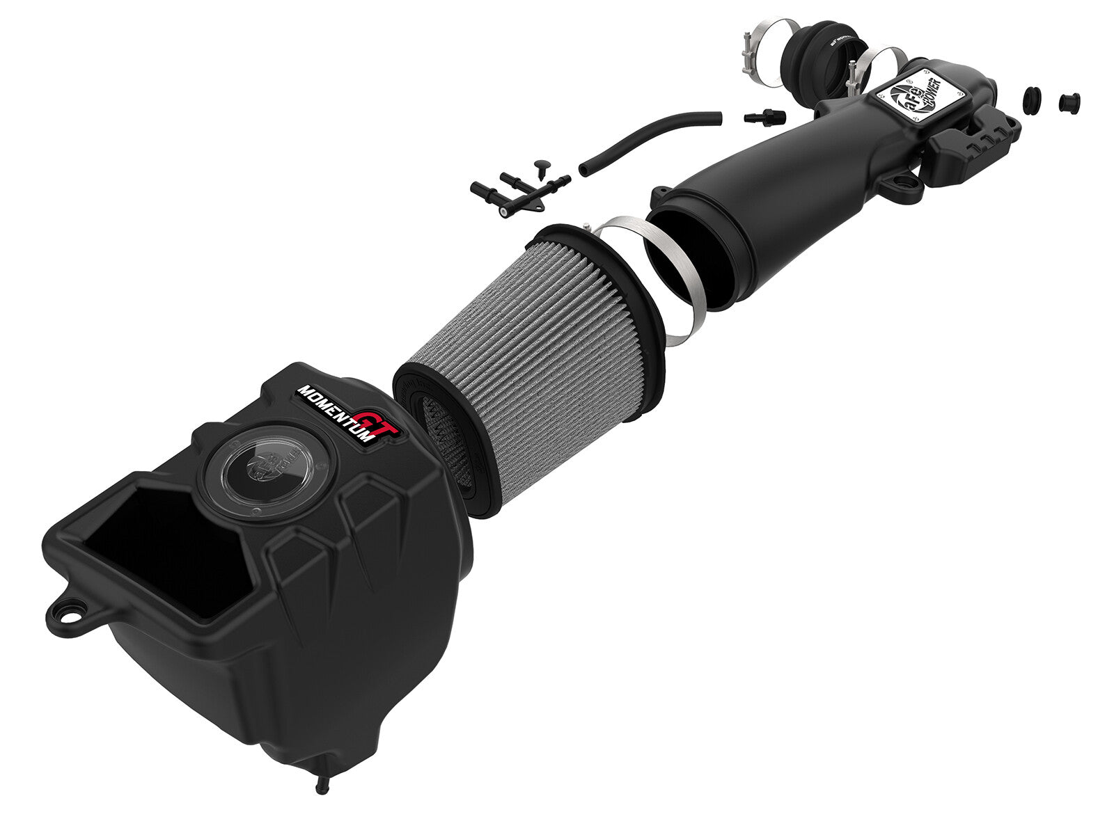 Momentum GT Cold Air Intake System w/ Pro Dry S Filter Jeep Wrangler (Jl) 18-23 L4-2.0L (t) aFe Power
