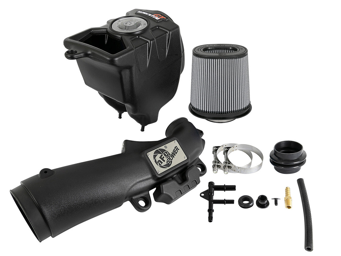 Momentum GT Cold Air Intake System w/ Pro Dry S Filter Jeep Wrangler (Jl) 18-23 L4-2.0L (t) aFe Power