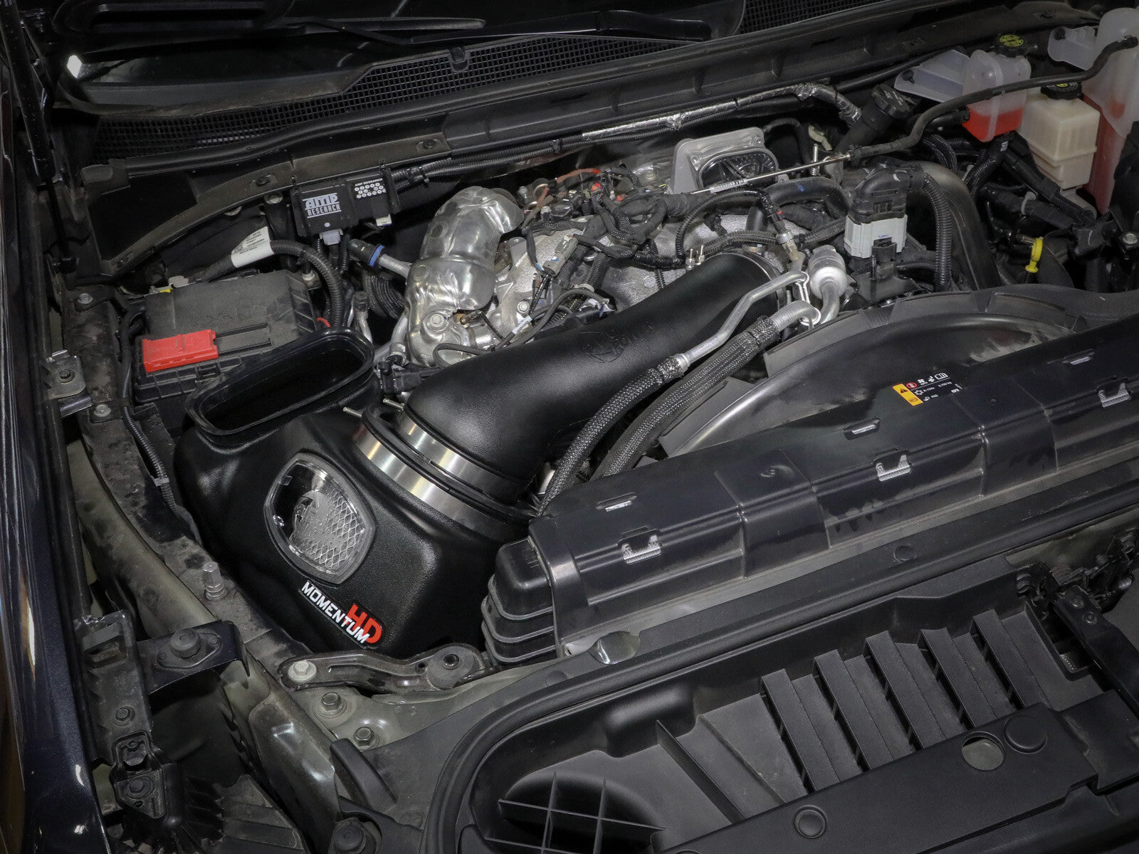 Momentum HD Cold Air Intake System w/ Pro Dry S Filter GM Diesel Trucks 20-26 V8-6.6L (td) L5P aFe Power