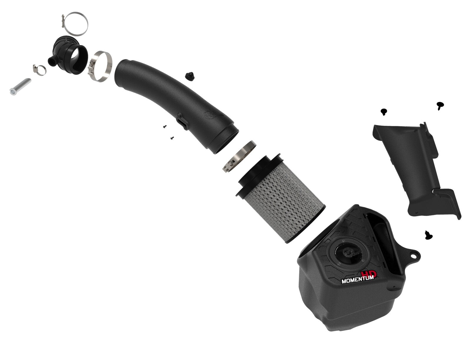 Momentum HD Cold Air Intake System w/ Pro Dry S Filter Jeep Wrangler (Jl)/Gladiator (Jt) 20-23 V6-3.0L (td) EcoDiesel aFe Power