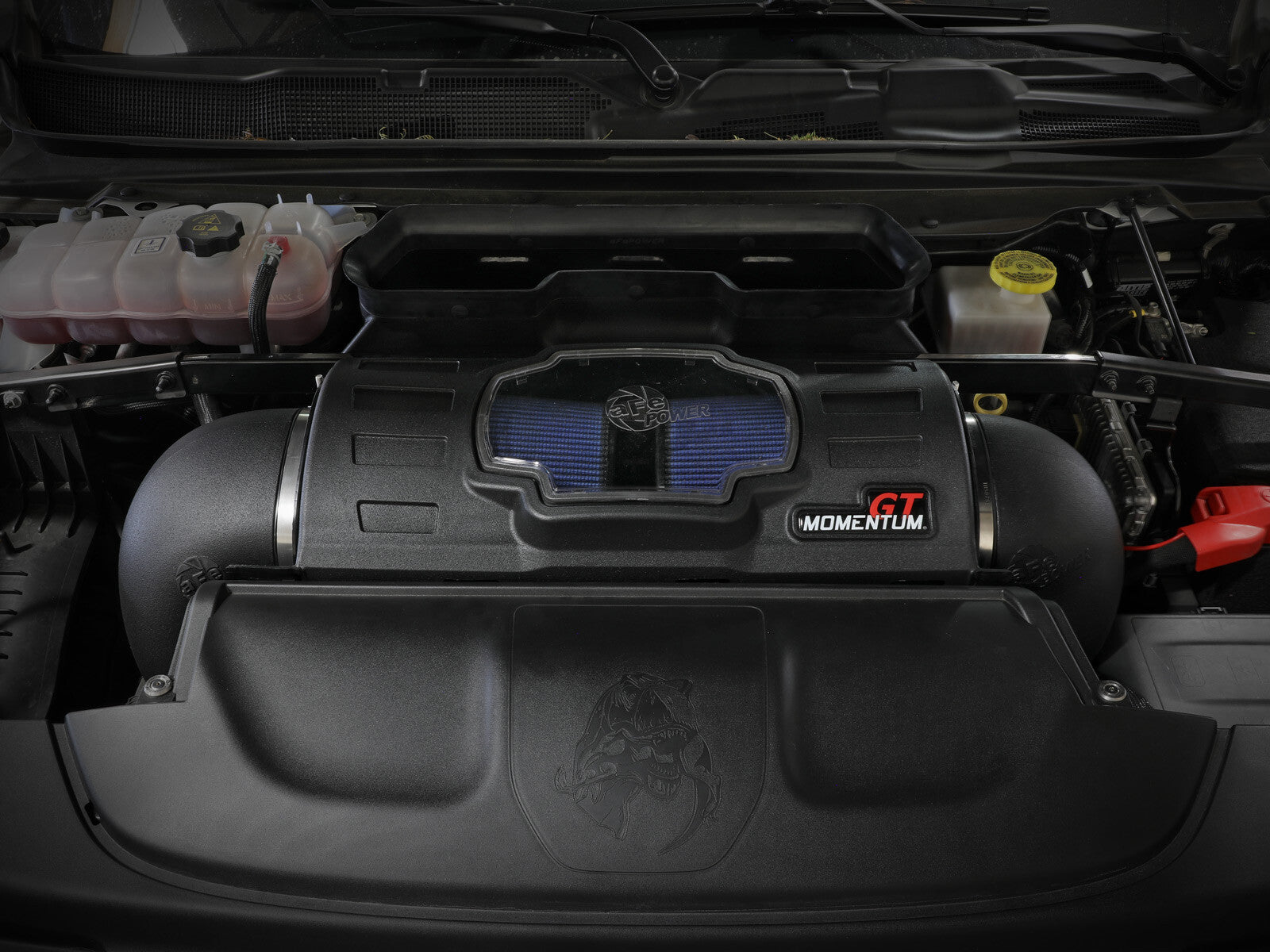 Momentum GT Cold Air Intake System w/ Pro 5R Filter Ram 1500 Trx 21-24 V8-6.2L (sc) aFe Power