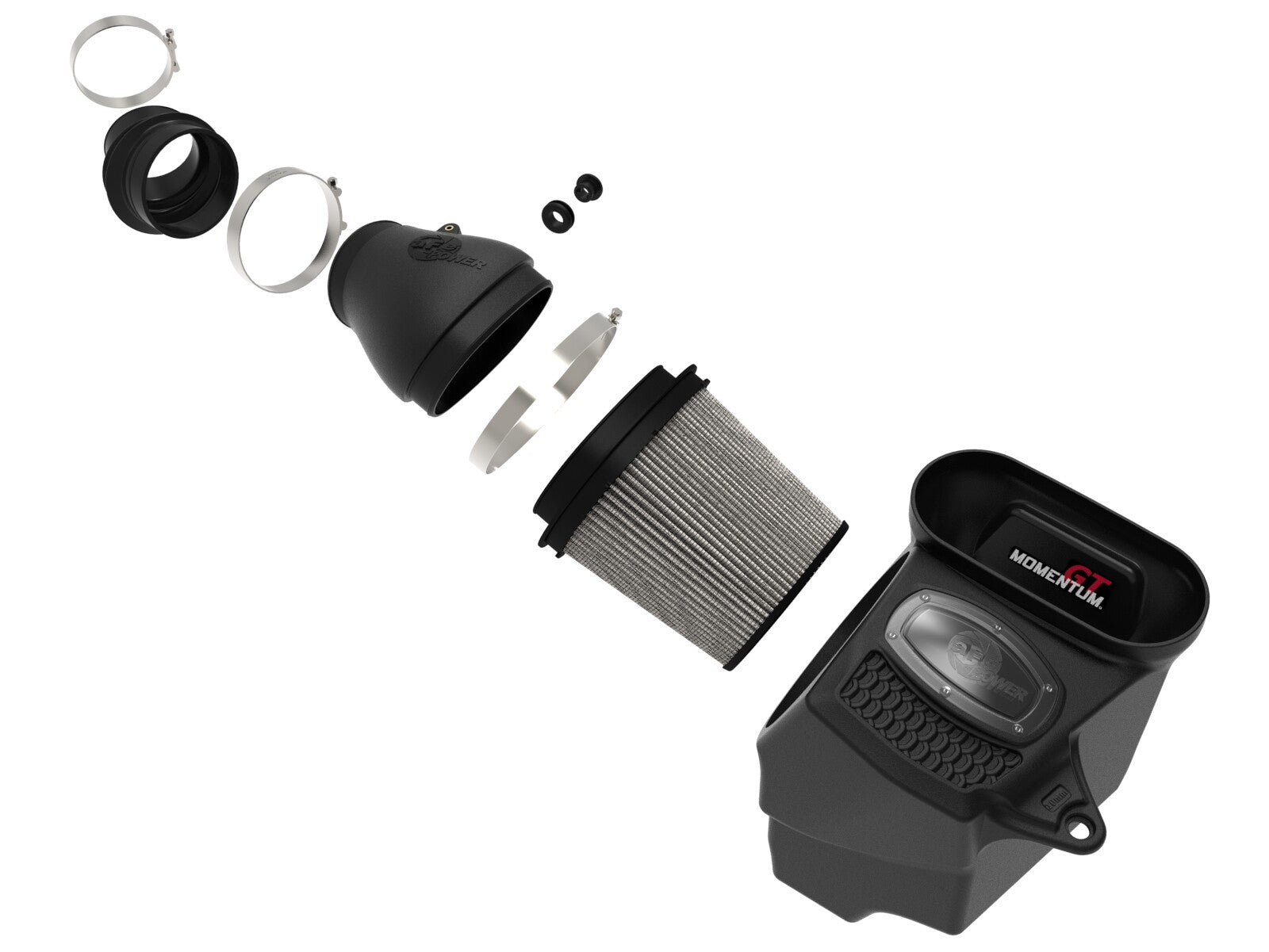 Momentum GT Cold Air Intake System w/ Pro Dry S Filter Jeep Wrangler 392 21-26 V8-6.4L aFe Power