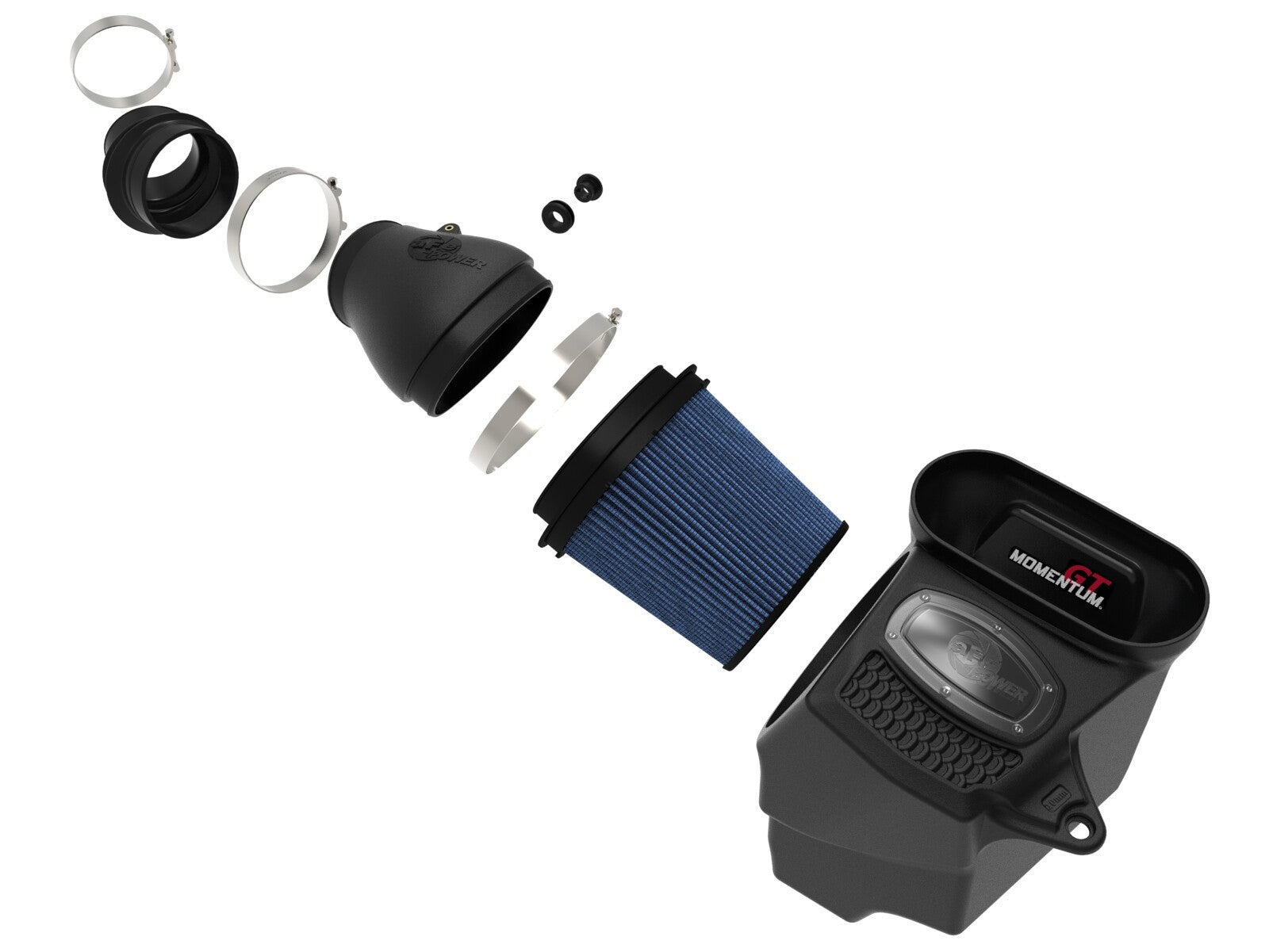Momentum GT Cold Air Intake System w/ Pro 5R Filter Jeep Wrangler 392 21-26 V8-6.4L aFe Power