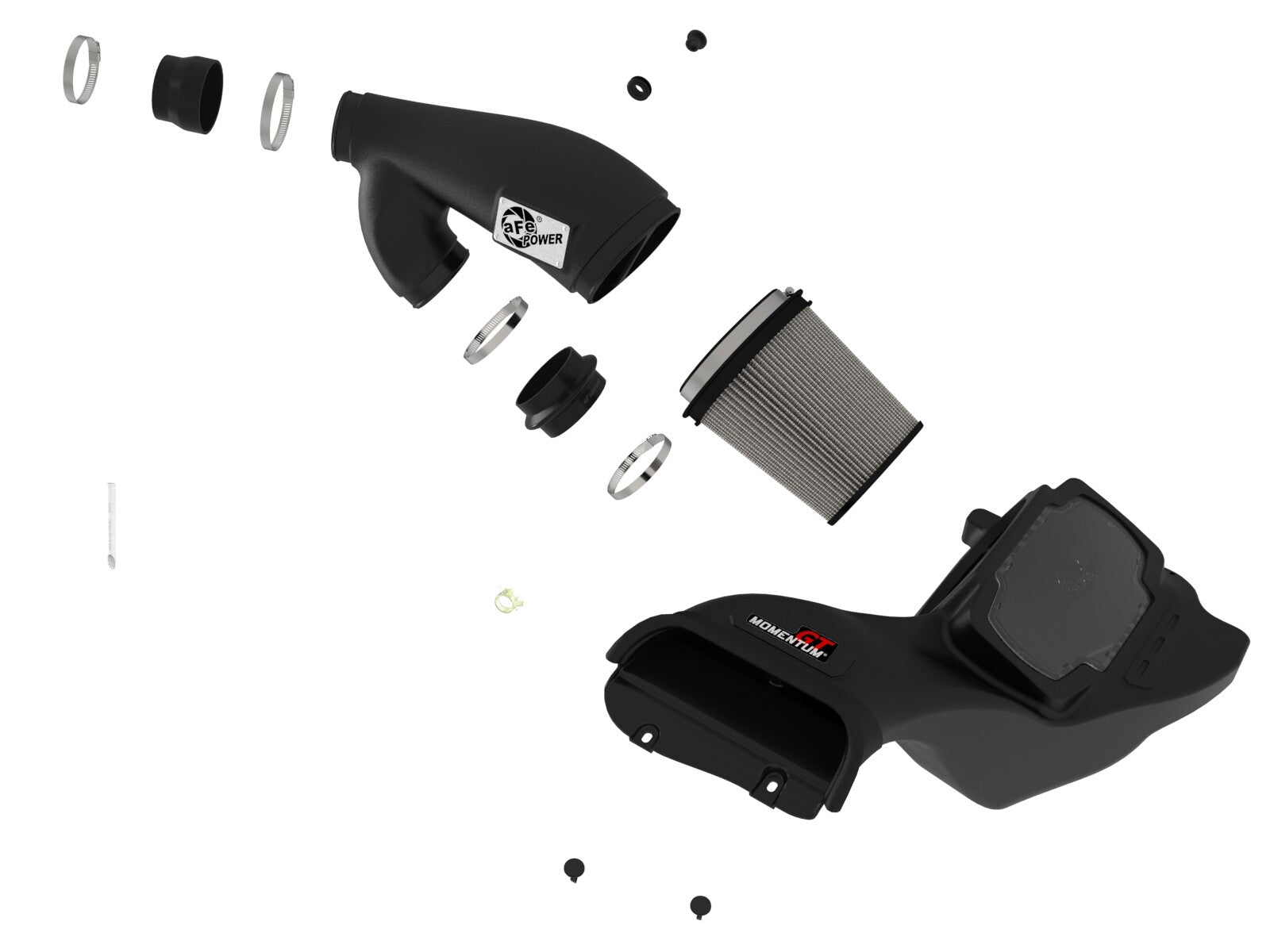 Momentum GT Cold Air Intake System w/ Pro Dry S Filter Ford F-150 21-26 V6-3.5L (tt) PowerBoost aFe Power
