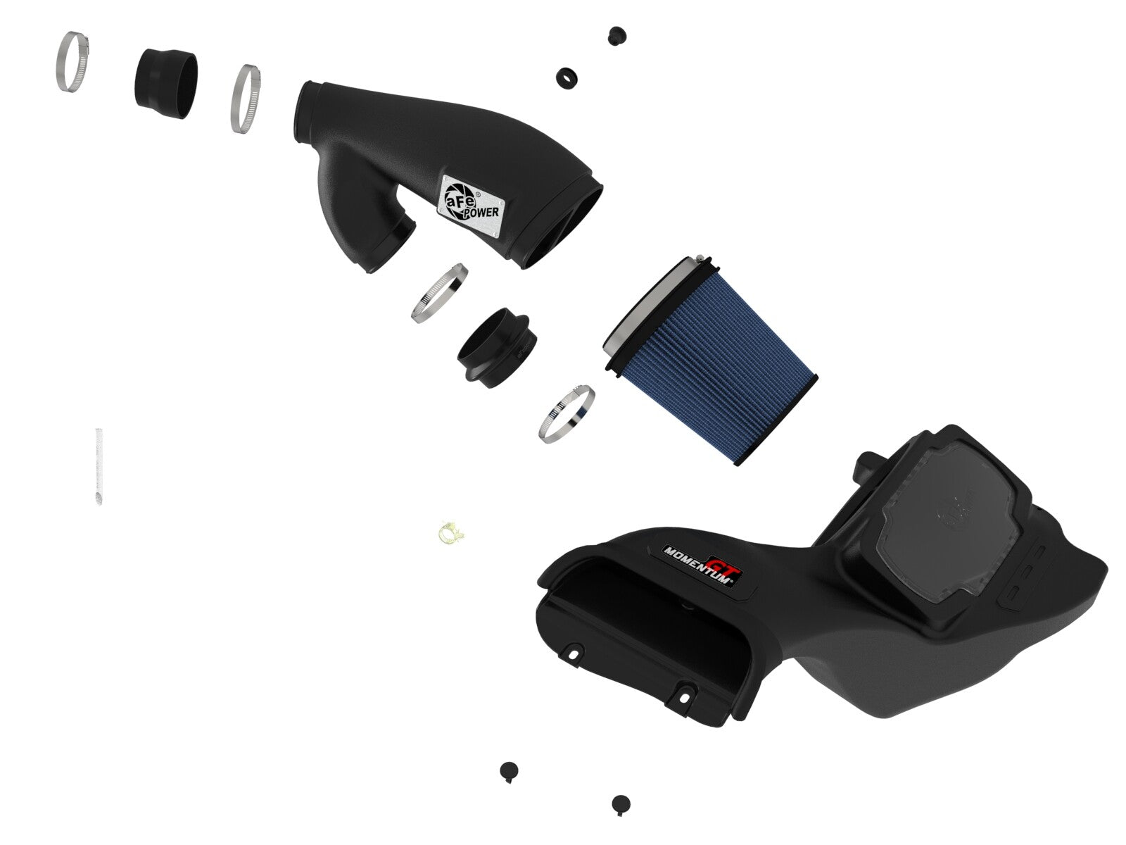 Momentum GT Cold Air Intake System w/ Pro 5R Filter Ford F-150 21-26 V6-3.5L (tt) PowerBoost aFe Power