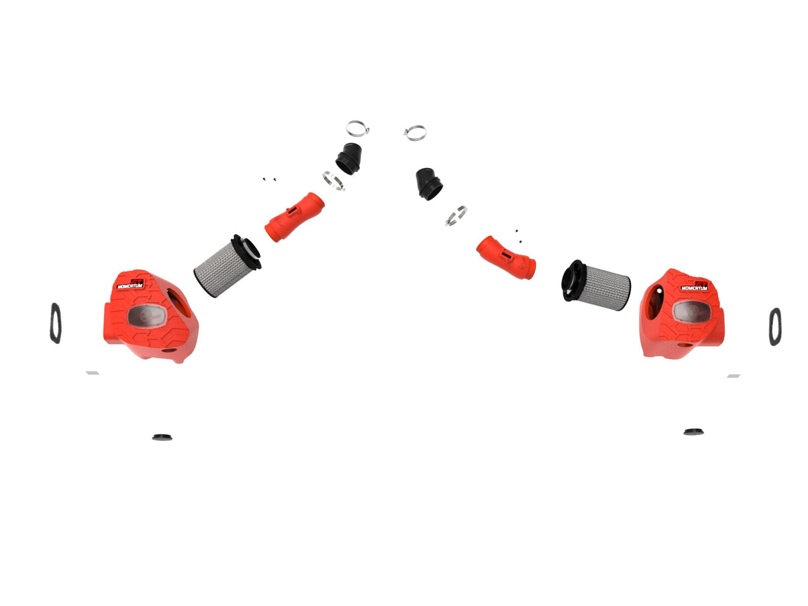 Momentum GT Cold Air Intake System Red w/ Pro Dry S Filter Toyota Tundra 22-26 V6-3.4L (tt) aFe Power